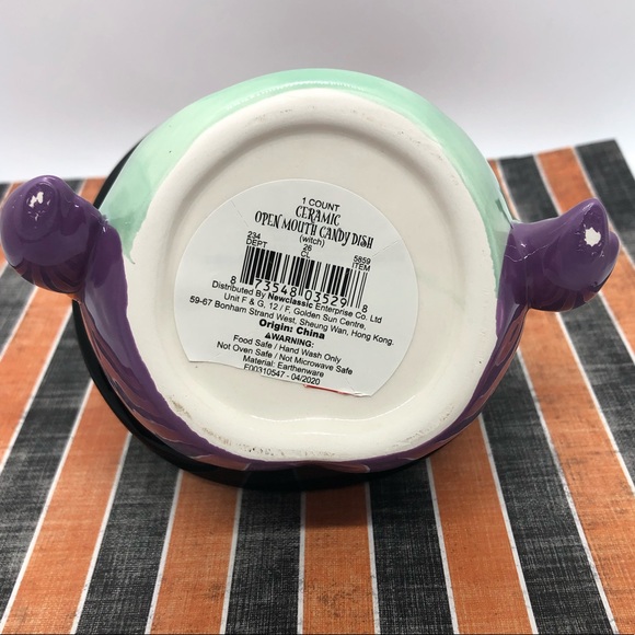 🧙‍♀️Ceramic Witch Open Mouth Halloween Candy Dish - Picture 11 of 11